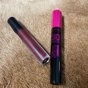 Liquid Matte Lipstick and 3D Mascara